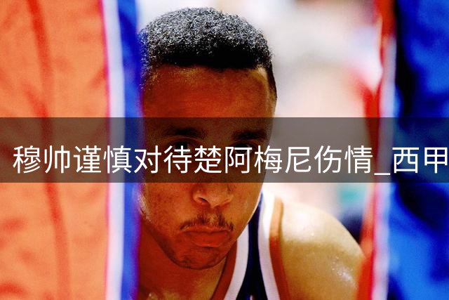 穆帅谨慎对待楚阿梅尼伤情 西甲第五轮或迎首秀